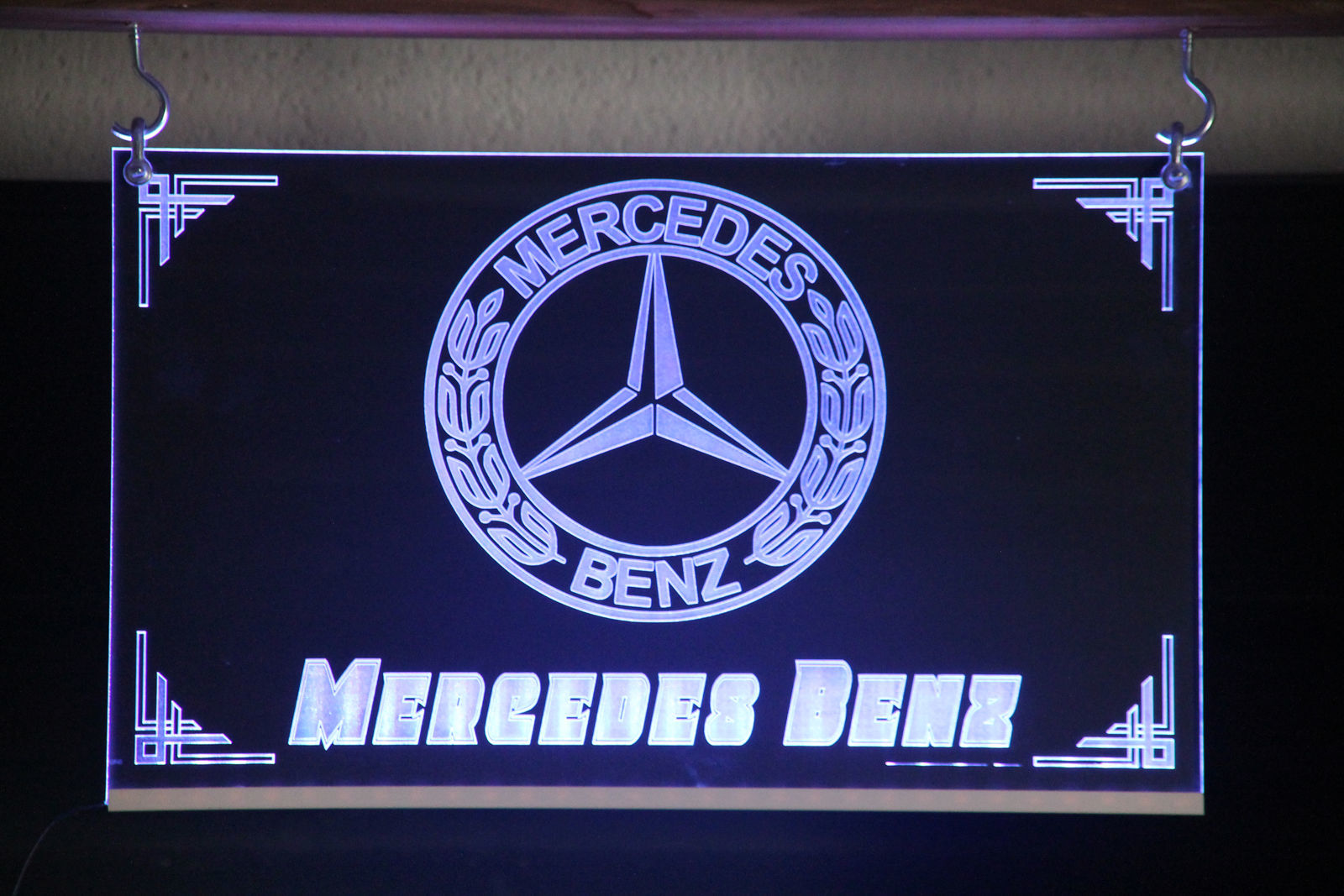 Mercedes Benz Stern - LKW Rückwandschild
