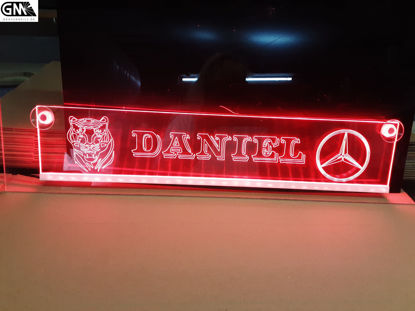 LED Namensschild, LKW Namensschild, Truckerschild, PKW Namensschild, LKW Namensschild beleuchtet, LKW Namensschild LED, Namensschild, Namensschilder beleuchtet Daniel