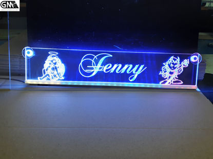 LED Namensschild, LKW Namensschild, Truckerschild, PKW Namensschild, LKW Namensschild beleuchtet, LKW Namensschild LED, Namensschild, Namensschilder beleuchtet Jenny 