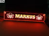 LED Namensschild, LKW Namensschild, Truckerschild, PKW Namensschild, LKW Namensschild beleuchtet, LKW Namensschild LED, Namensschild, Namensschilder beleuchtet Markus 